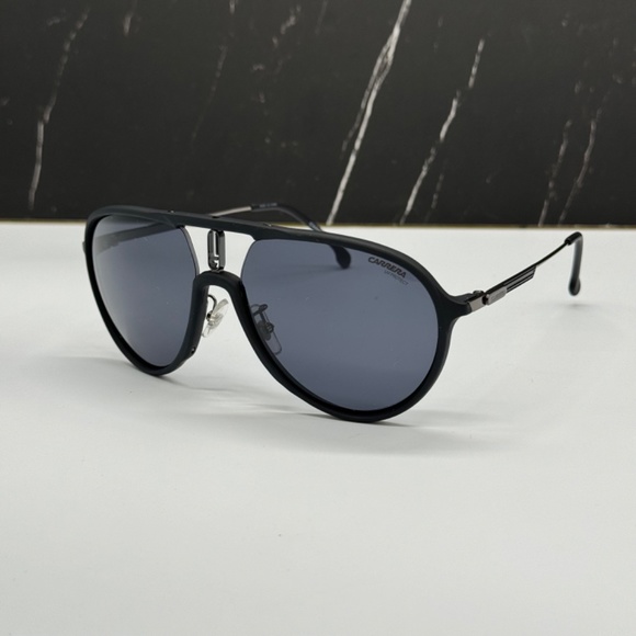 NEW CARRERA 1026/S 0003/IR UNISEX SUNGLASSES CARRERA 1026/S BLACK ROUND EYEWEAR - Picture 5 of 9